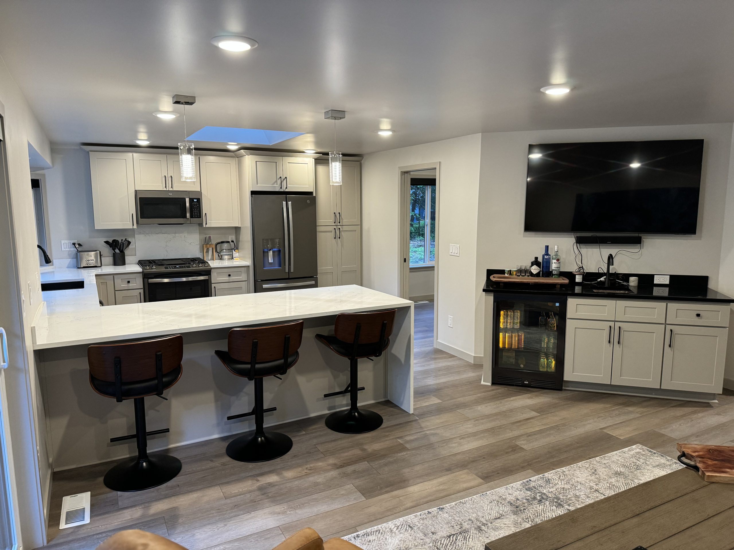 Shaker Sand project from 10 day kitchen remodel in Lacey, Washington