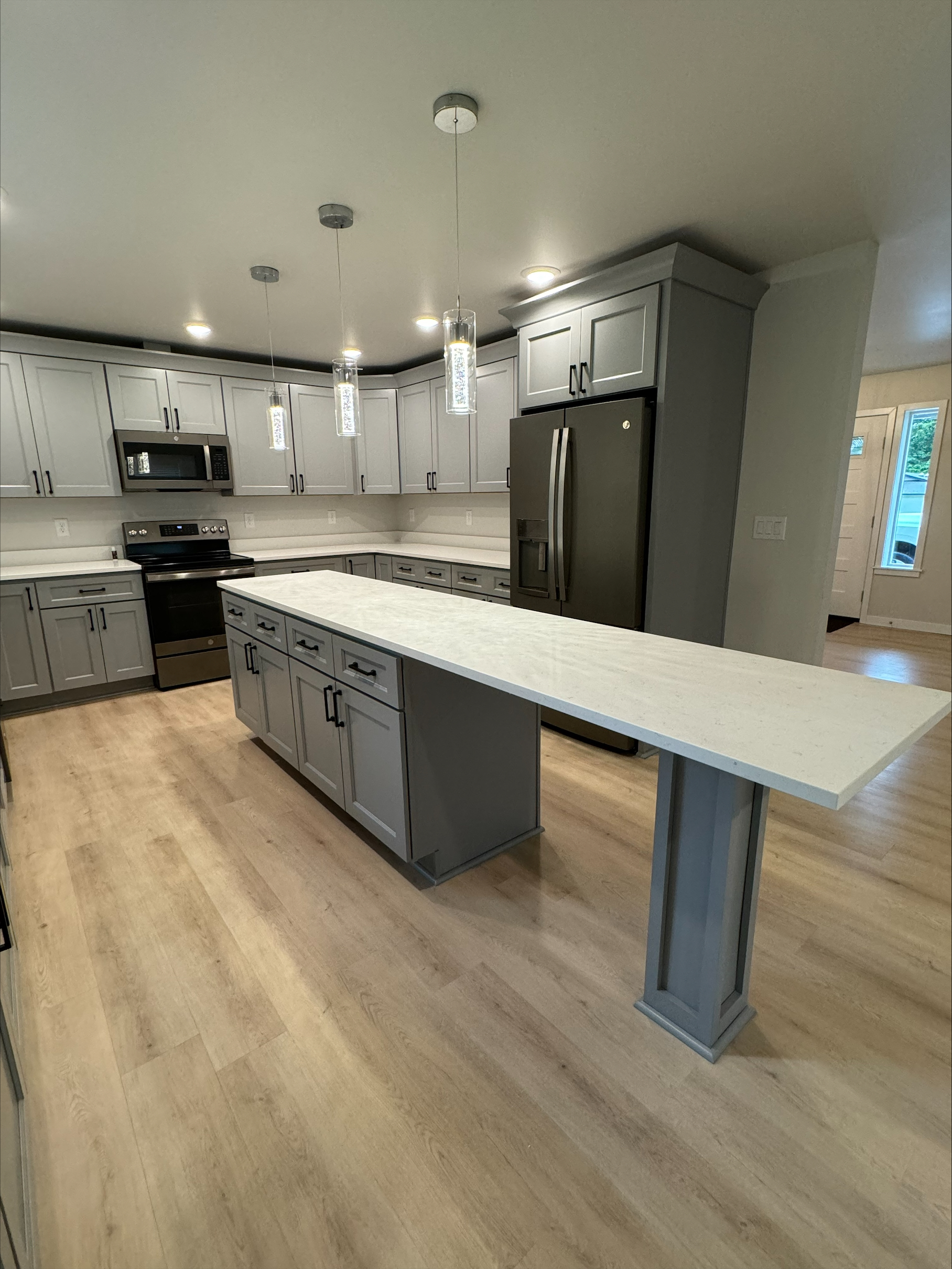 Brooklyn Grey project from 10 day kitchen remodel in Lacey, Washington